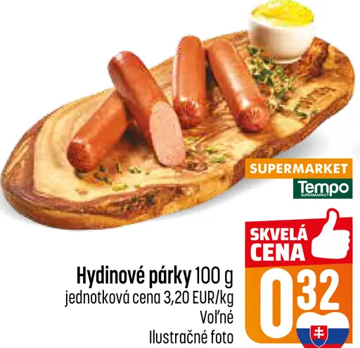 Vonné hydinové párky