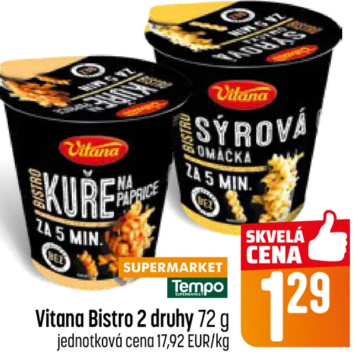Vitana Bistro cestoviny 2 druhy