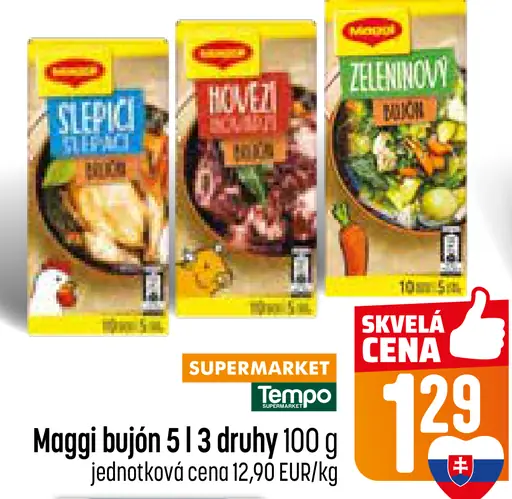 Maggi bujón 5 druhy