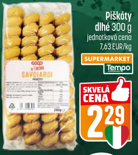 COOP Piškóty dlhé savoiardi