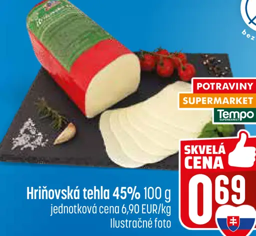 Hriňovská tehla syr 45 %