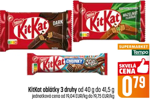 KitKat oblátka 3 druhy