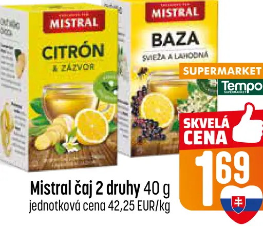 Mistral čaj Citrón