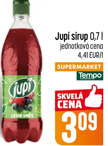 Jupí sirup lesné ovocie