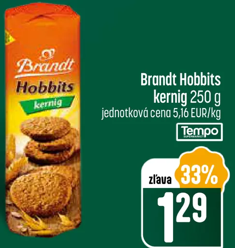 Brandt Hobbits Ovsenné sušienky