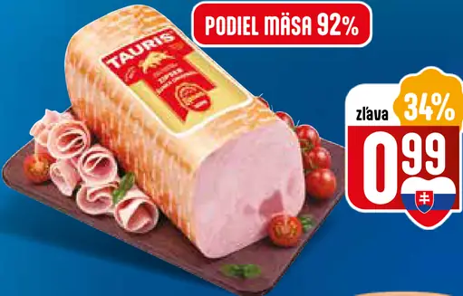 Tauris Zipser šunka originál