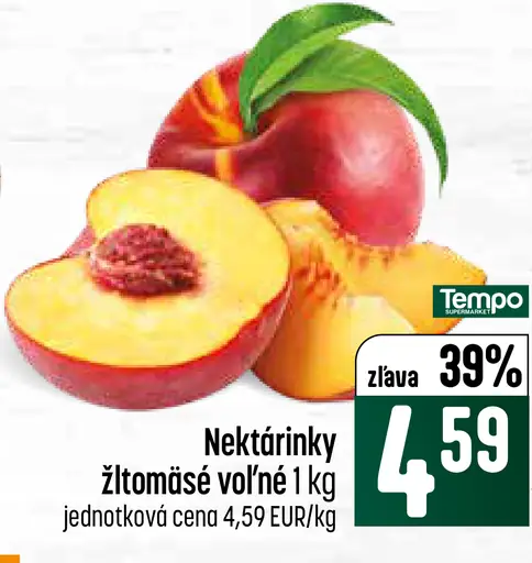 Nektárinky žltomäsé voľné