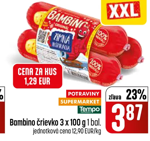 Bambino črievko tavený syr