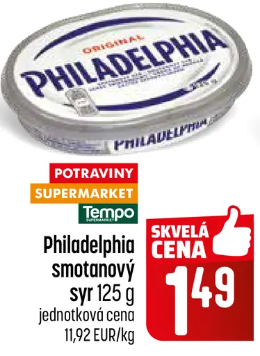 Philadelphia smotanový syr