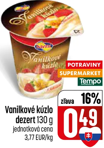 Vanilkové kúzlo dezert