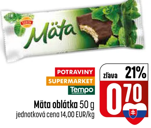 Máta oblátka