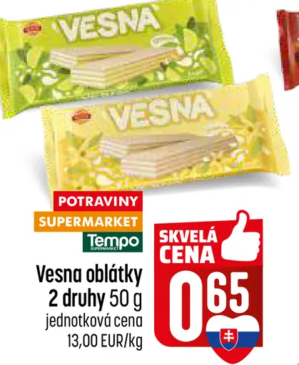 Vesna oblátky