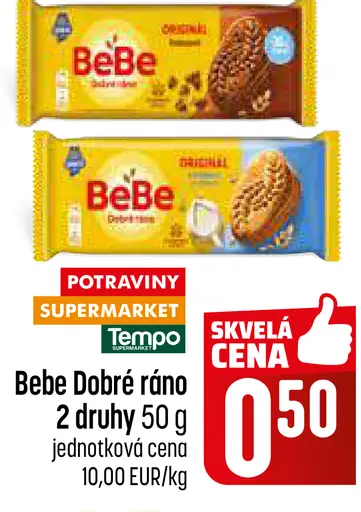 BeBe Dobré ráno sušienky