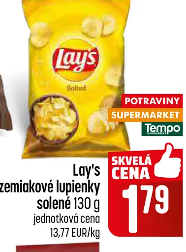 Lay's zemiakové solené lupienky
