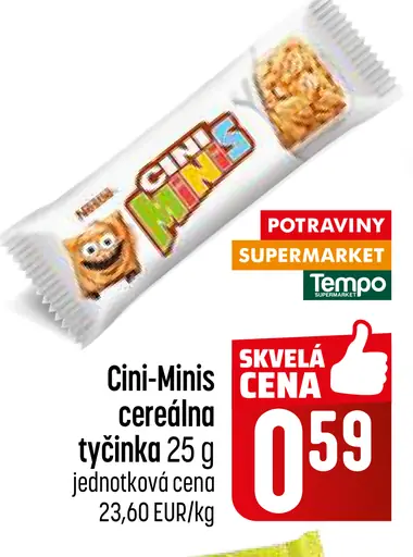 Cini Minis Cereálna tyčinka