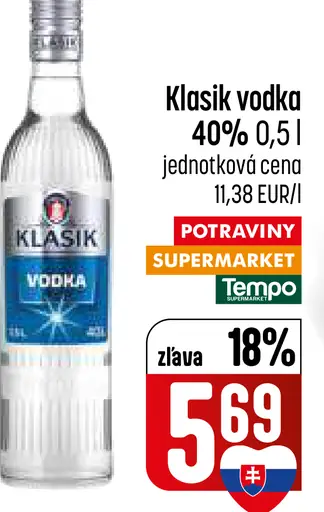 Klasik Vodka Kopaničiarska Slivka 40%