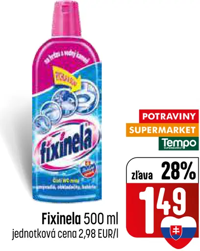 Fixinela čistiaci prostriedok