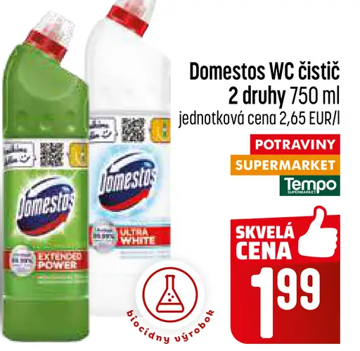 Domestos WC čistič
