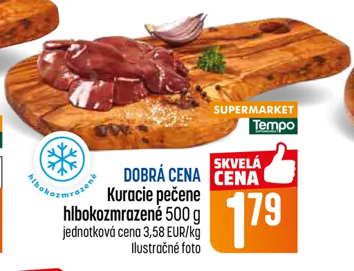 Kuracie pečene hlboko zmrazené