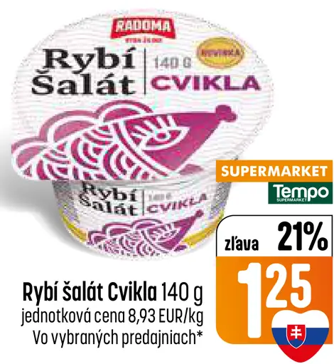 Rybí šalát cvikla