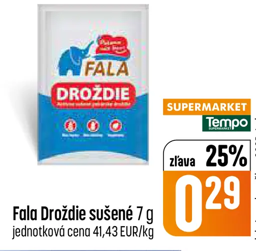 Fala Droždie sušené