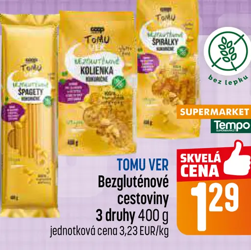 Tomu ver Bezlepkové cestoviny