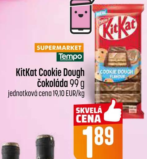 KitKat Cookie Dough čokoláda
