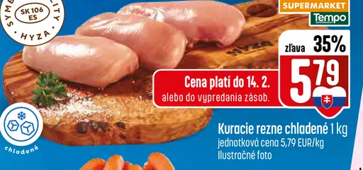 Kuracie rezne chladené