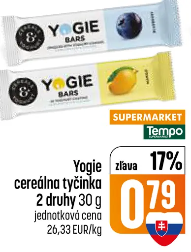 Yogie cereálna tyčinka