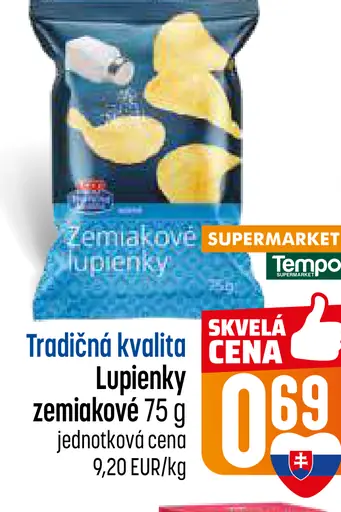 Tradičná kvalita lupienky zemiakové