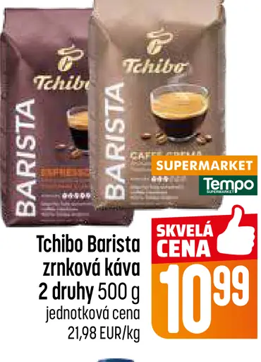 Tchibo Barista zrnková káva