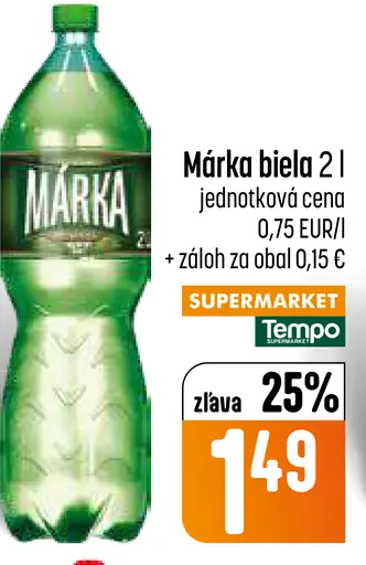 MáRka biela nealkoholický nápoj