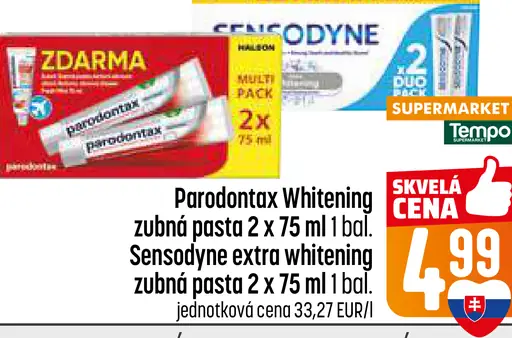 Parodontax Whitening zubná pasta