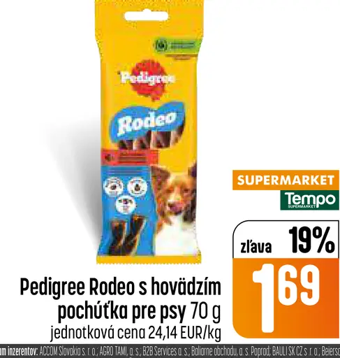 Pedigree Rodeo pochúťka pre psa