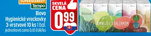 Biova hygienické vreckovky 3-vrstvové