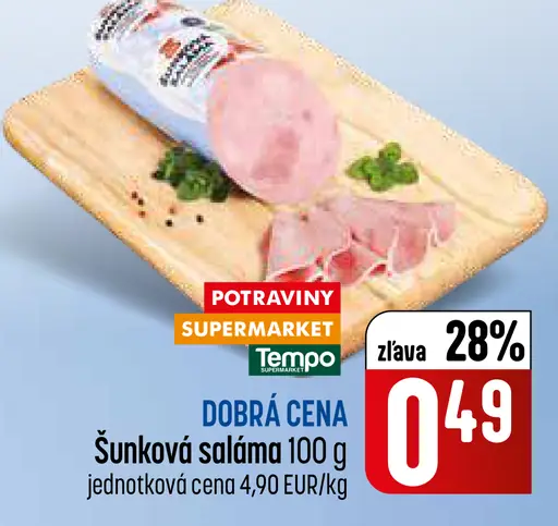 DOBRÁ CENA Šunková saláma