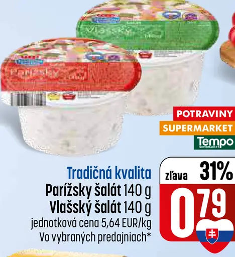 Tradičná kvalita Parížsky šalát