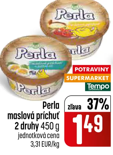 Perla maslová nátierka maslový prírodný syr