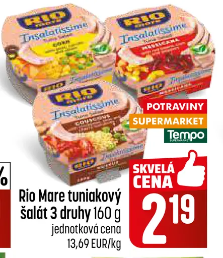 Rio Mare tuniakový šalát 3 druhy