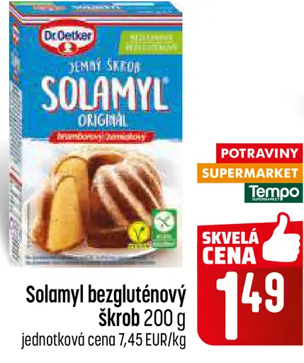 Dr. Oetker Solamyl bezlepkový škrob
