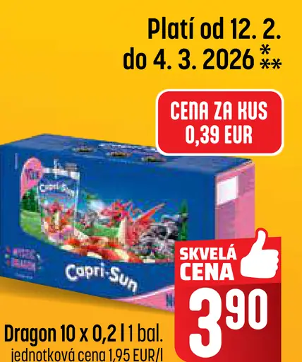 Capri-Sun Mystic Dragon nápoj