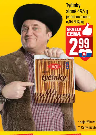 Tyčinky slané