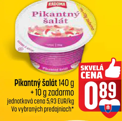 Pikantný šalát