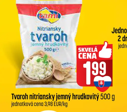 Tami tvaroh nitriansky jemný hrudkovitý