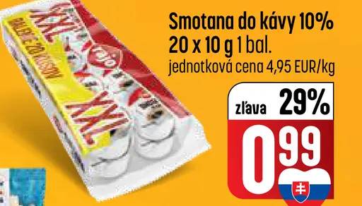 Smotana do kávy 10%