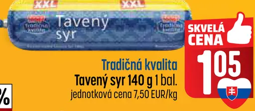 Tradičná kvalita Tavený syr