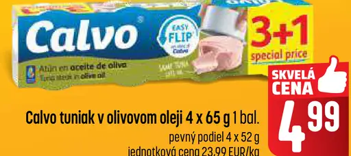 Calvo tuniak v olivovom oleji