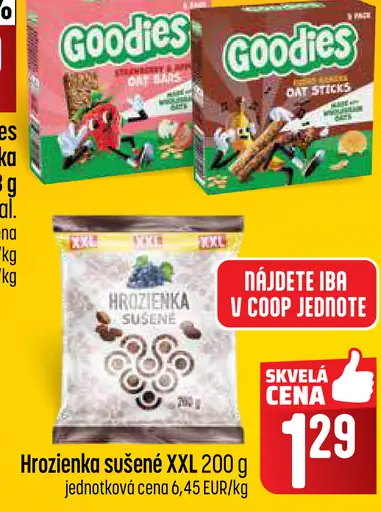 Hrozienka sušené XXL