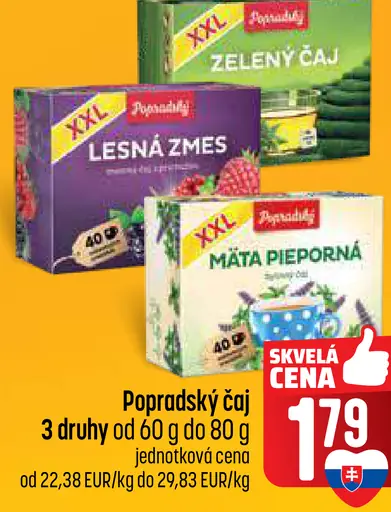 Popradský čaj Lesná zmes