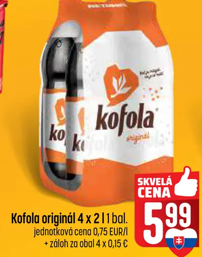 Kofola originál nealkoholický nápoj